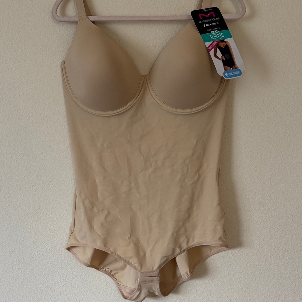 FLEXEES by MAIDENFORM Fit Sense All-in-One Shaping BODYBRIEFER 3XL shapewear